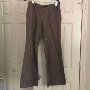 Wide leg banana republic linen pants